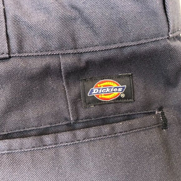 Dickies Men's Work Pants 40x32 874 Original Fit Navy Straight Chino Flat Front - Picture 9 of 11